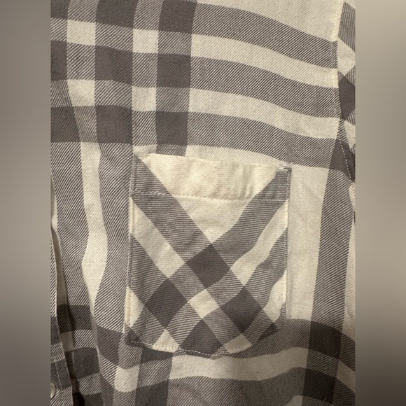 Alpine Design XXXL Gray Beige Plaid Shirt - Picture 2 of 10